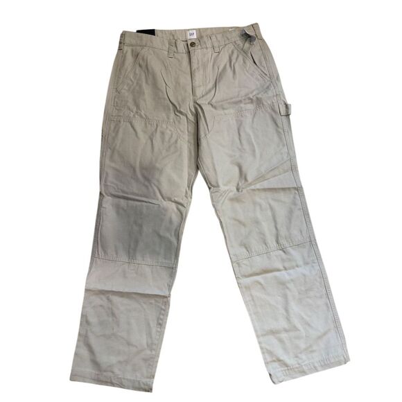GAP Other - GAP Men's Carpenter Pants 34x30 Khaki Beige Relaxed Fit Workwear